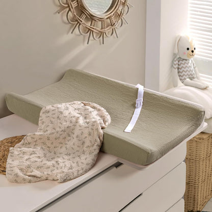 lulumoon Muslin Changing Pad Covers: Baby Cotton Changing Table Covers - Soft Changing Pad Sheets for Boys Girls