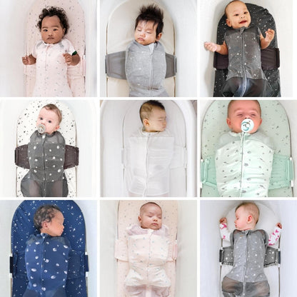 Happiest Baby SNOO Sleep Sack - 100% Organic Cotton Baby Swaddle Blanket - Doctor Designed Promotes