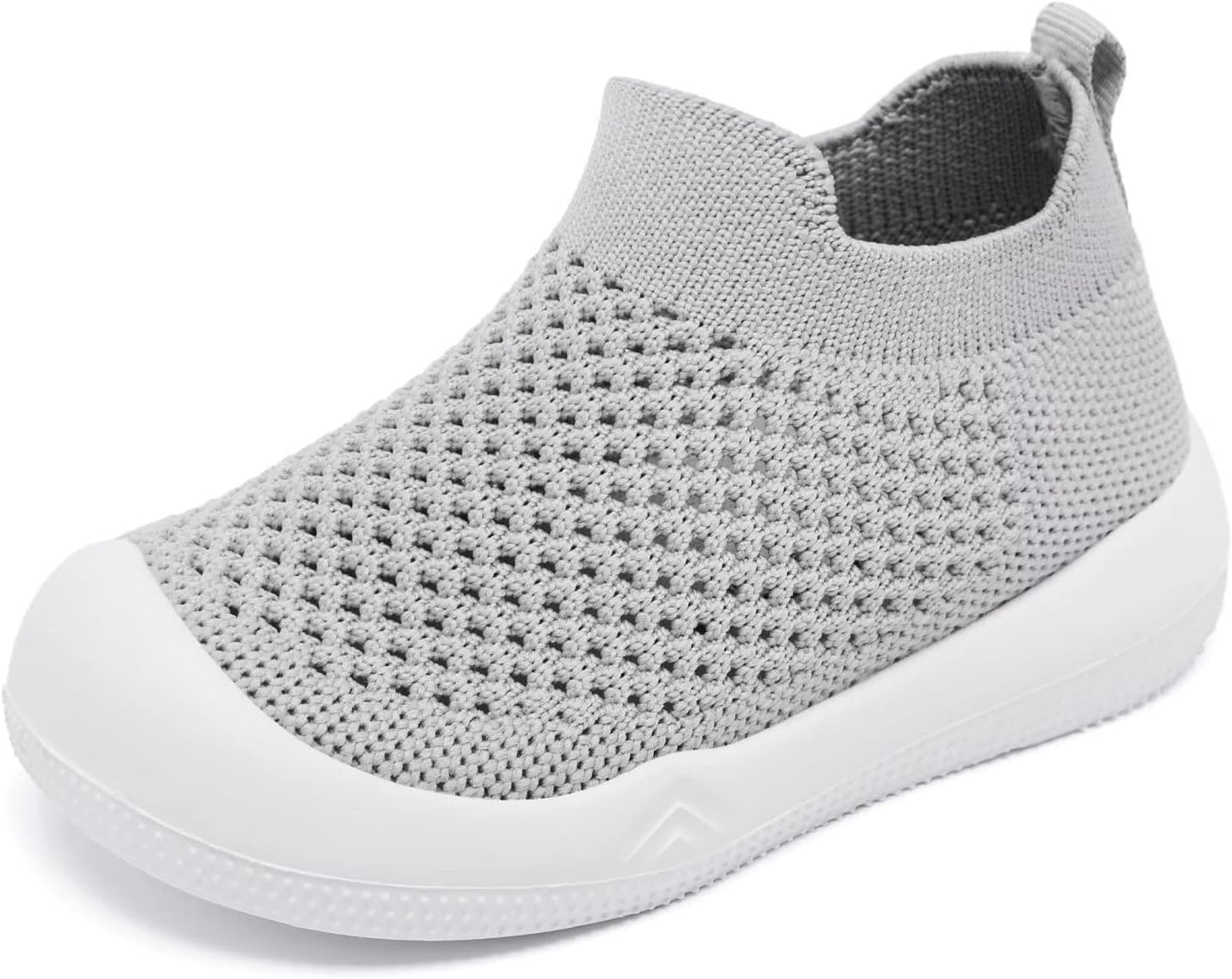 Eashi Baby Boy Girl Non-Skid Indoor Infant Walking Shoes Breathable Warm Elastic Sock Shoes with Memory Sole Protect Toes Outdoor Sneakers