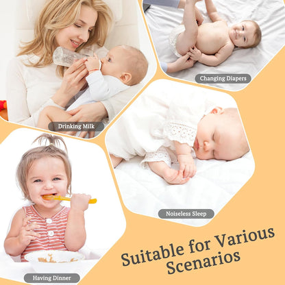 BEDLORE Waterproof Crib Mattress Protector 2 Pack, Ultra Soft Bamboo Viscose Crib Mattress Pad