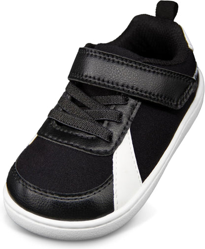 SKYWHEEL Toddler Wide Toe Box Barefoot Shoes Boys Sneakers Kids Tennis Shoes Comfort Lightweight Zero Drop Walking Shoe for Indoor/Outdoor Play