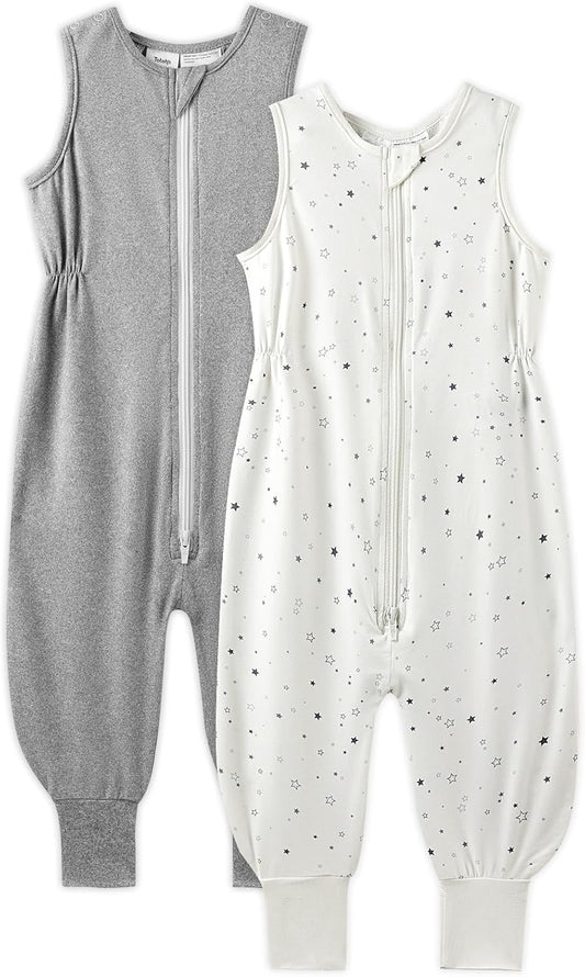 TotAha Toddler Sleep Sack with Legs, 0.5 TOG Light and Soft Baby Sleeping Bag, Walker Sleep Sack