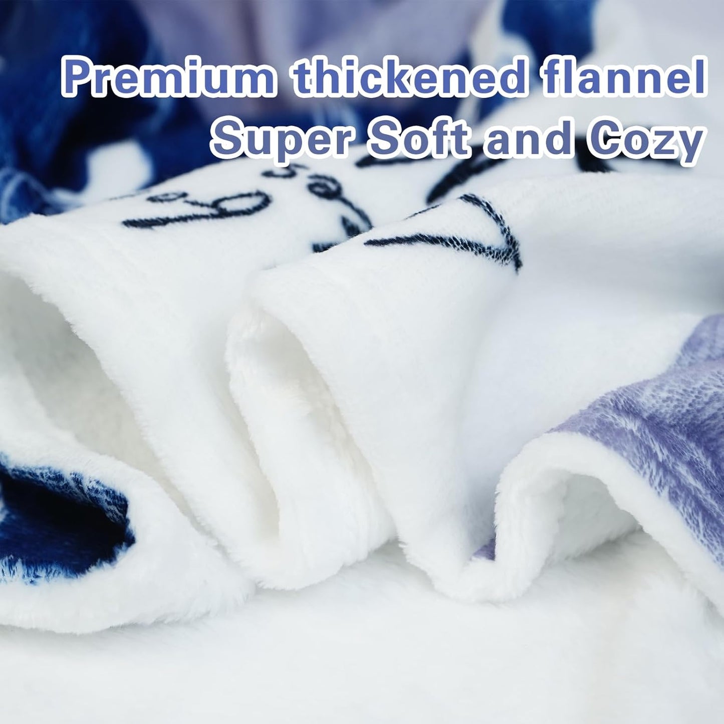 Personalized Baby Blankets for Boys Girls Custom Baby Blanket with Name for Toddlers Kids Fleece