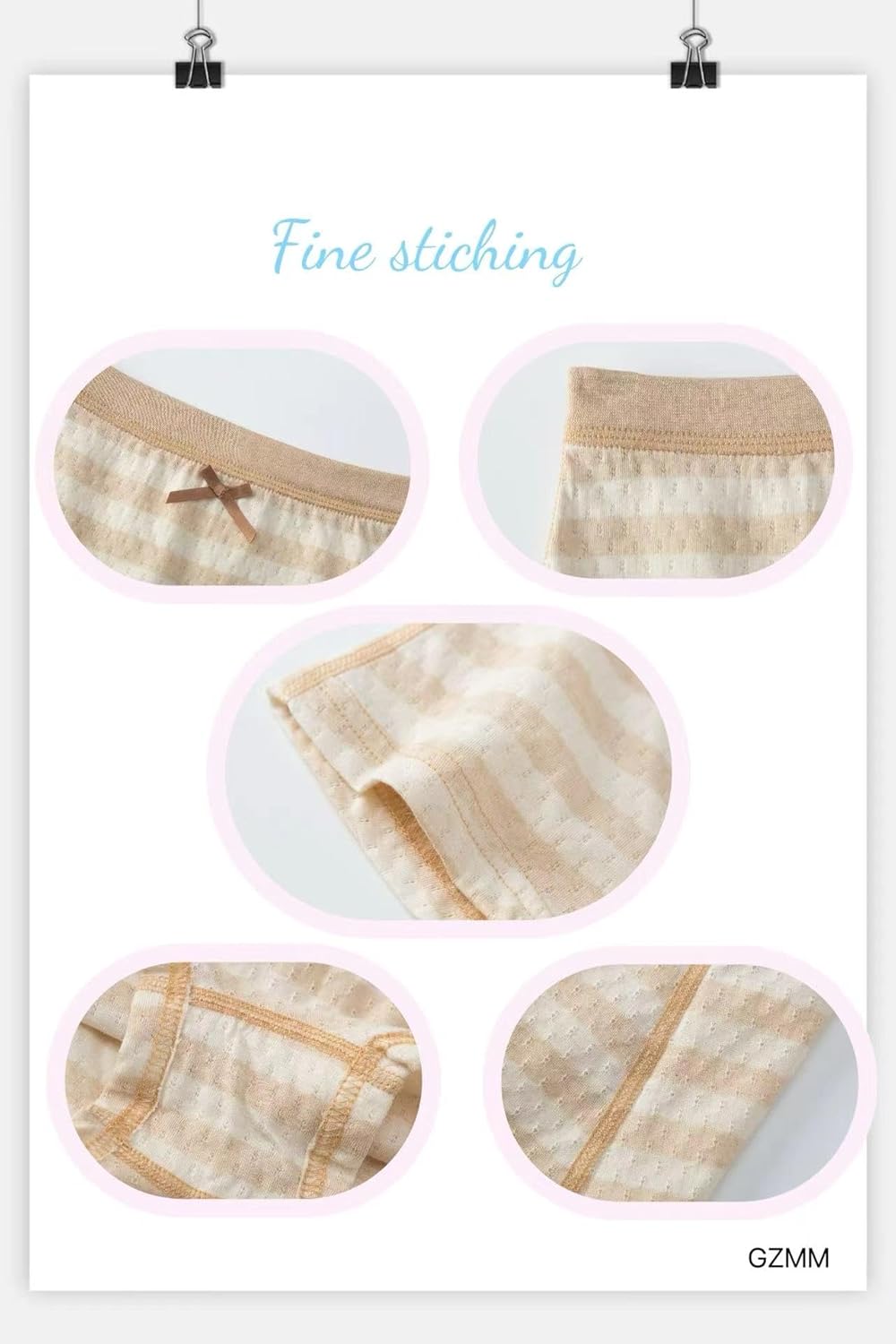 GZMM Girls Organic Cotton Shorties Underwear Toddler Briefs Kids Panties Pack of 3