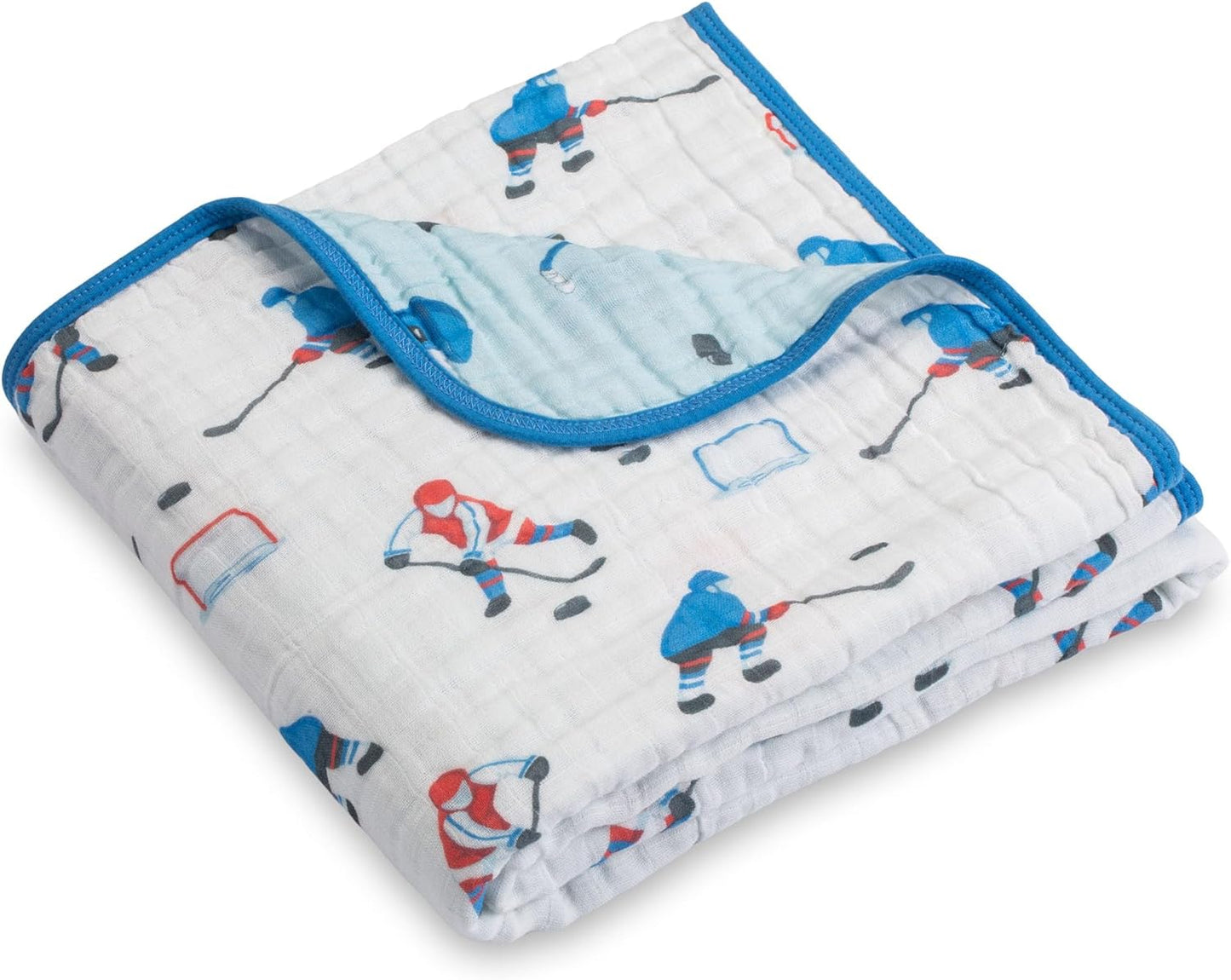 LollyBanks Muslin Blanket 100% Organic Cotton, Muslin Quilt Lightweight, 6 Layers Baby Blankets