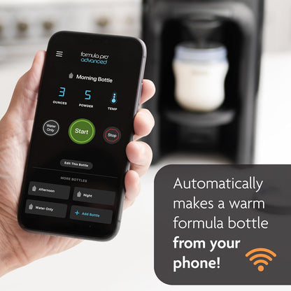Baby Brezza Formula Pro Advanced WiFi Formula Dispenser - Automatically Mix a Warm Formula Bottle