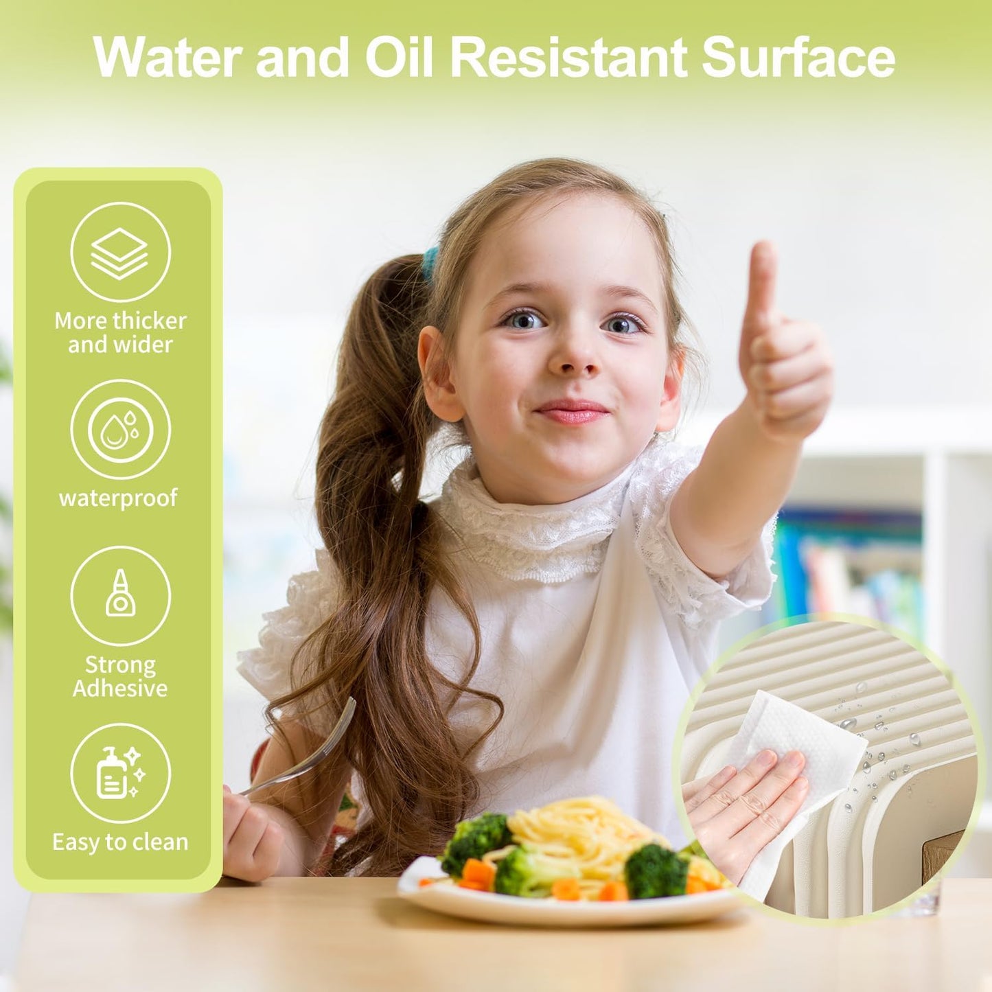 Baby Proofing Wall Corner Protector,Edge Guard Corner Protector,6.56ft Thinken Soft Corner Protectors Pre-Taped Soft Rubber Foam Edge Cushion for Furniture (Brown-L, 6.56Ft x 5.9" W x 0.47" Th)