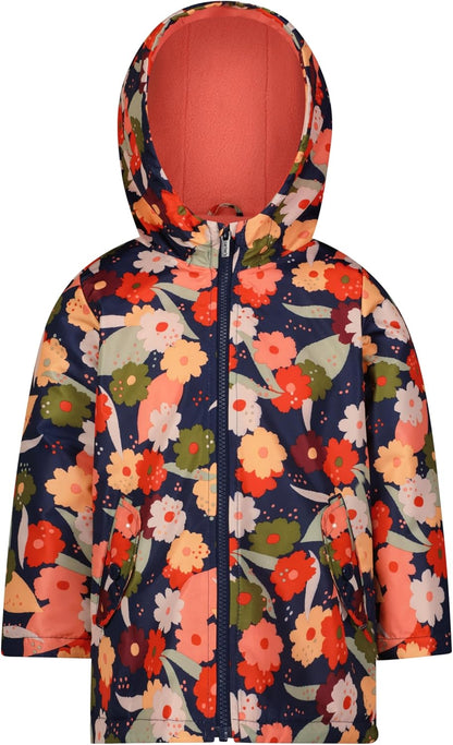 Carter's Toddler Girls Midweight Jacket, Warm, Hooded, Water-Resistant Winter Coat