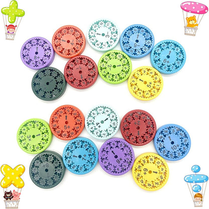 Math Fidget Spinners, Math Fact Fidget Spinners, Division and Multiplication on One Fidget, Math Fidget Toy, Fidgeters Who are Learning Math (Multiply Or Divide 9pcs)