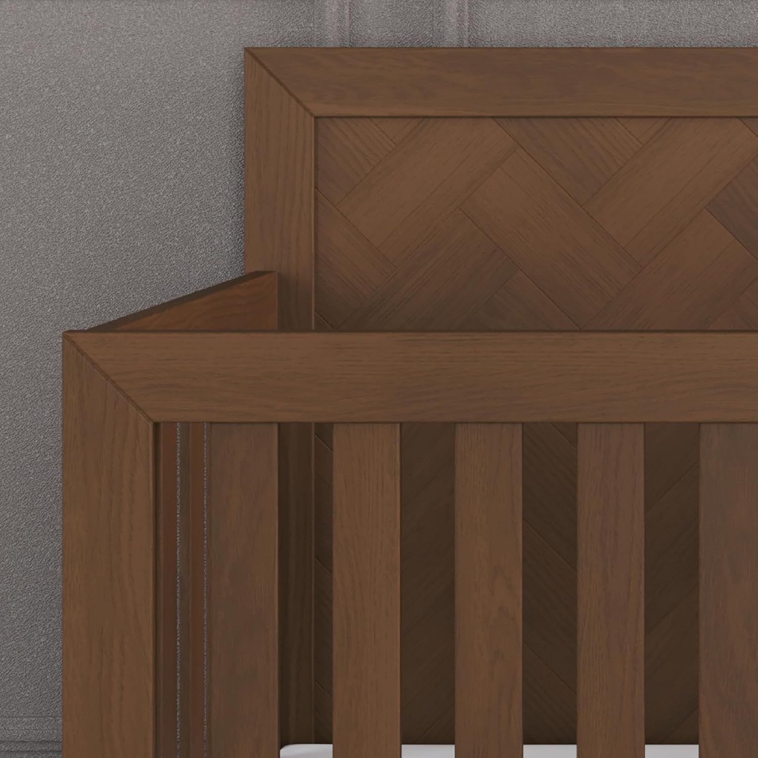 Child Craft Kieran 4-in-1 Convertible Crib, Baby Crib Converts to Day Bed, Toddler Bed and Full