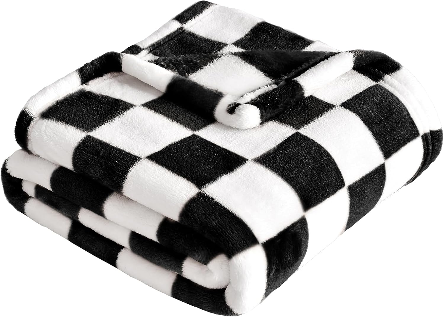Yurhap Checkered Baby Blanket Fleece Baby Blankets for Boys Girls, Ultra Soft Cozy Fluffy Infant