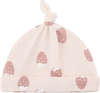 Newborn Baby Boy Girl Caps Mittens Socks Set Cotton Baby Essentials Accessories (Hats+Gloves+Socks)