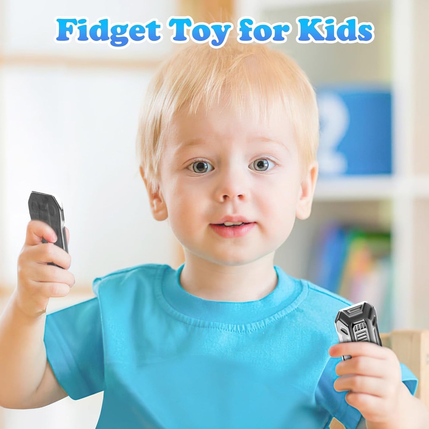 Magnetic Silder Fidget, Slider Fidget Toys for Adults, Metal Fidget Toys for Kids Party Favors, Birthday, Fidgets Toys for Teens (A-Gray)