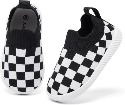MORENDL Baby Toddler Walking Socks Non-Slip Breathable Unisex Casual Sneakers