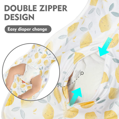 Baby Swaddles Sleep Sacks 3-6 Months - Baby Transitional Swaddles Sack, Arms Up Swaddle for Newborns, Infants Bag with 2-Way Zipper, Newborn Essentials