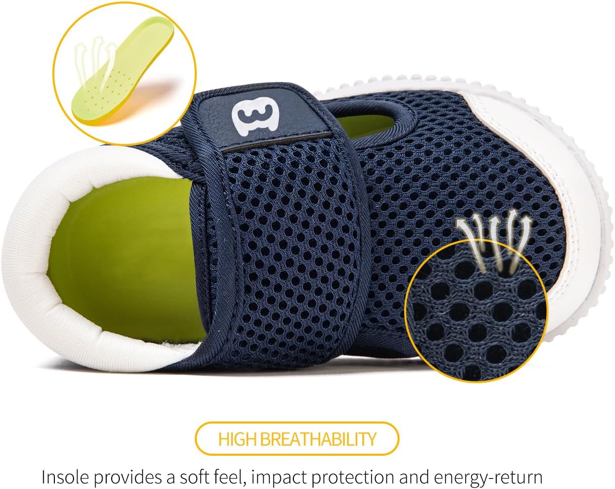 BMCiTYBM Baby Shoes Boy Girl Infant Sneakers Non-Slip First Walkers 6 9 12 18 24 Months