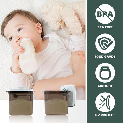 1700ml Airtight Formula Container Pop Up Milk Powder Container Formula Dispenser, 21OZ, 1.32LB