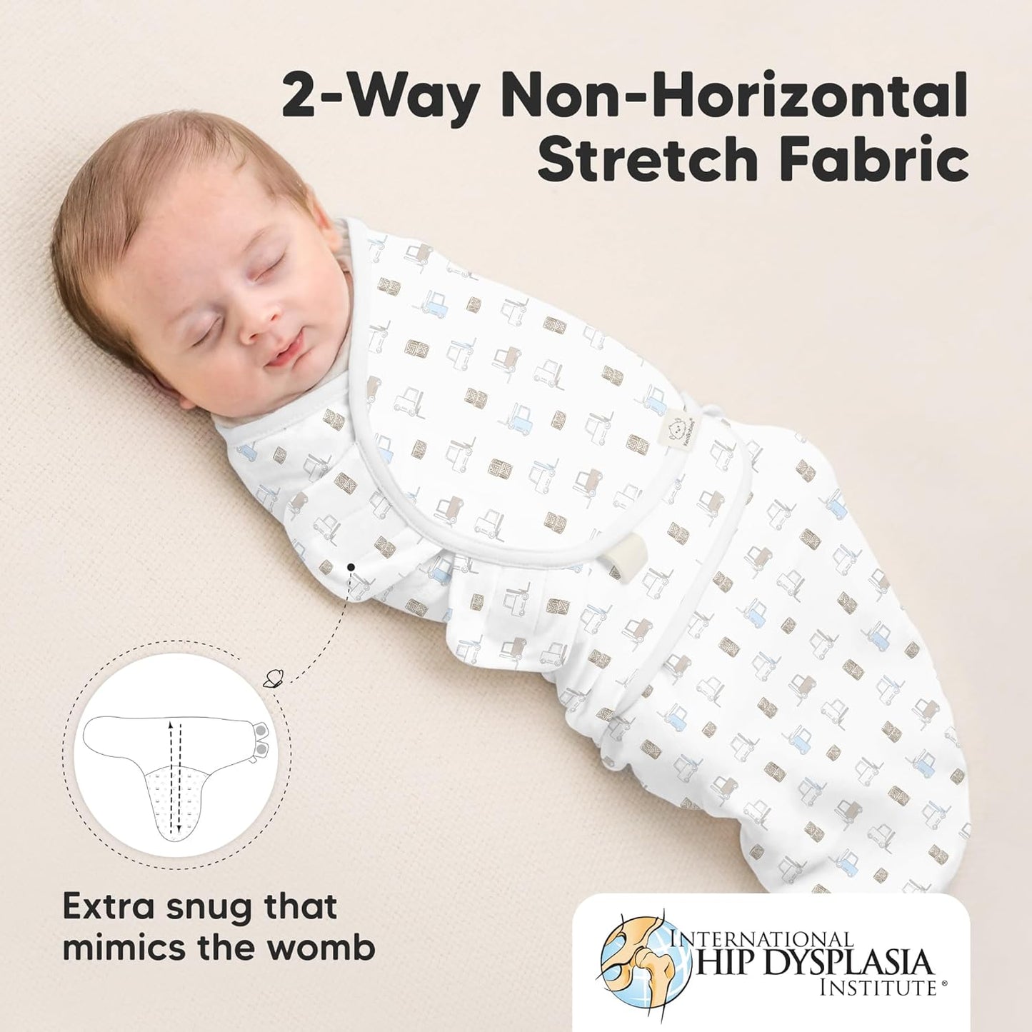 KeaBabies 3-Pack Organic Baby Swaddle Sleep Sacks - Swaddles for Newborns, Infant 0-3 Months, Baby