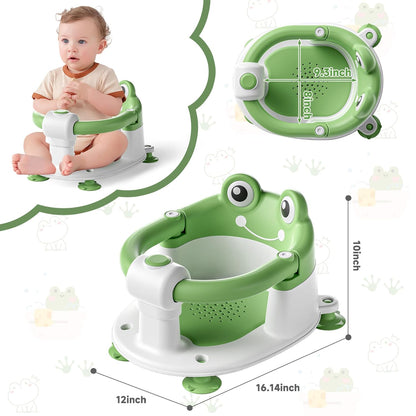 Baby Bath Seat for Babies 6 Months & up Non-Slip Toddler Bath Seats for Sitting Up Infant Bathtub
