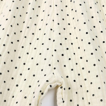 MYGBCPJS Baby Boys Girls Cotton Linen Trousers Kids Casual Ankle Pants Loose Long Bloomers
