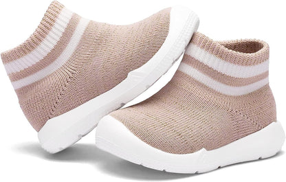 Engtoy Baby Shoes & Socks - Non-Slip Breathable Slippers with Soft Rubber Sole - Baby Boys & Girls Slip On Sneakers