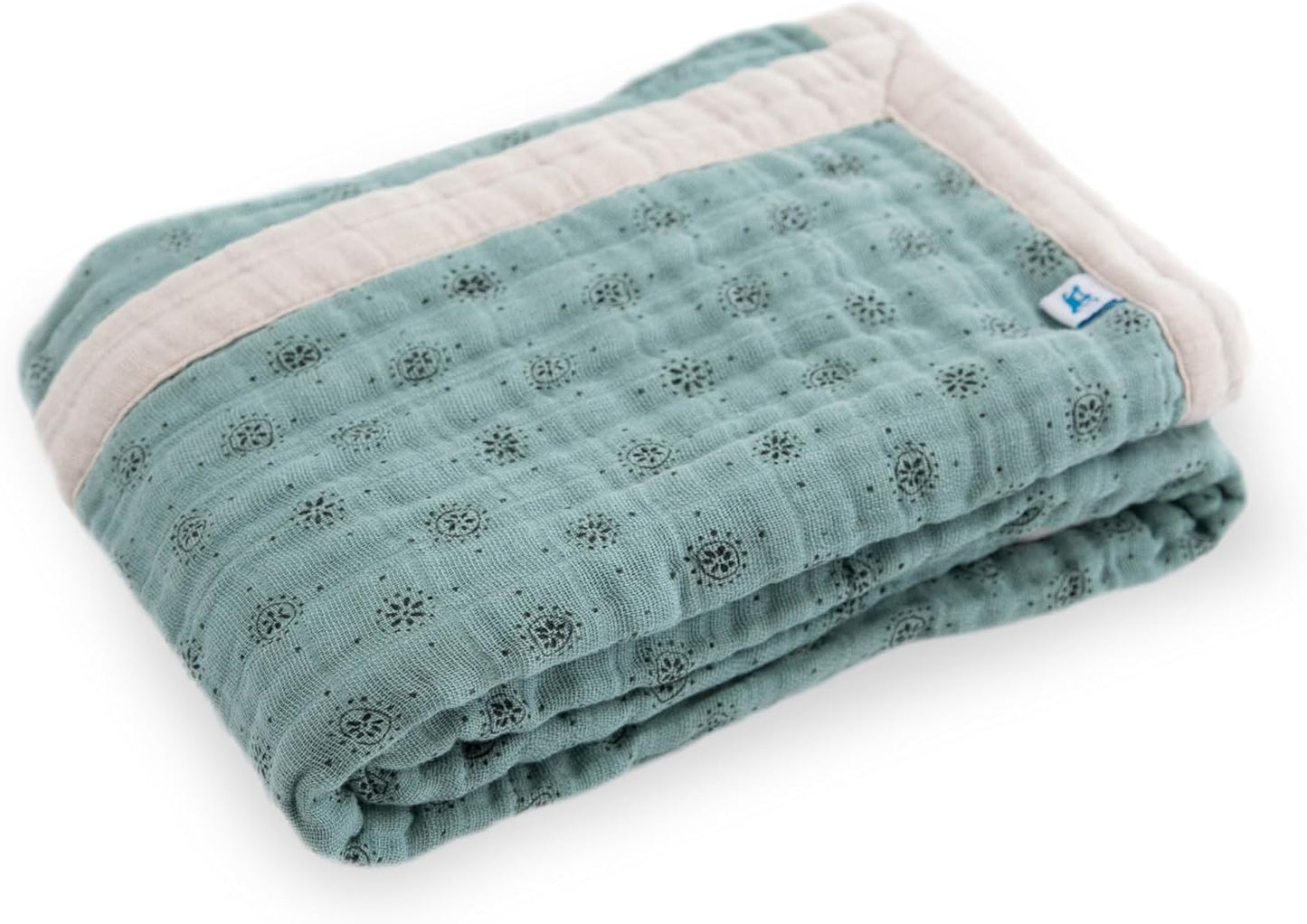 Little Unicorn Newborn Receiving Quilt | Ultra- Soft, Multi-Layered Muslin Fabric | Gift for