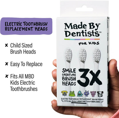 Kids Electric Toothbrush - Rechargeable Vibrating Toothbrush with Timer Includes 6 Replacement