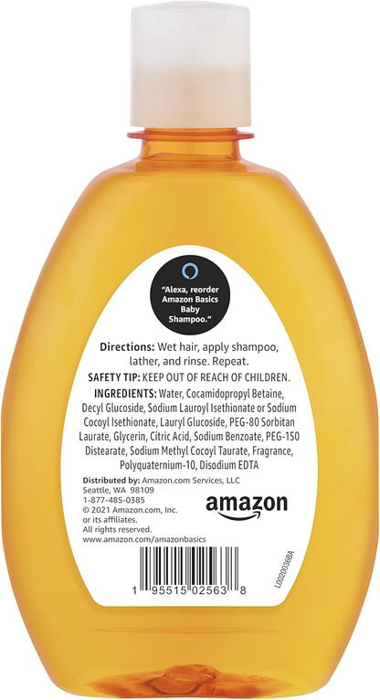 Amazon Basics Tear-Free Baby Shampoo, 13.6 Fluid Ounce