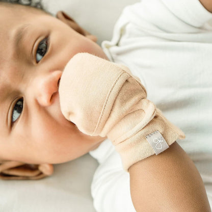 goumikids Viscose Made from Bamboo Cotton Anti-Scratch Soft Stay-On Mitts