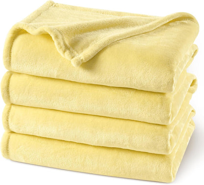 PHF Ultra Soft Fleece Blanket King Size, No Shed No Pilling Luxury Plush Cozy 300GSM Lightweight