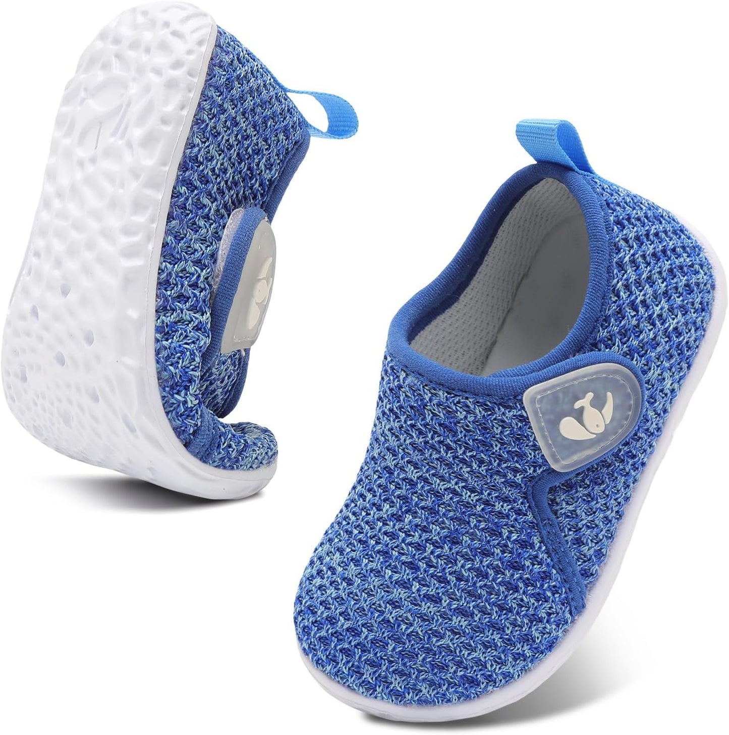 FEETCITY Baby Boys Girls First Walking Shoes Infant Sneakers Crib Shoes Breathable Lightweight Slip On Shoes