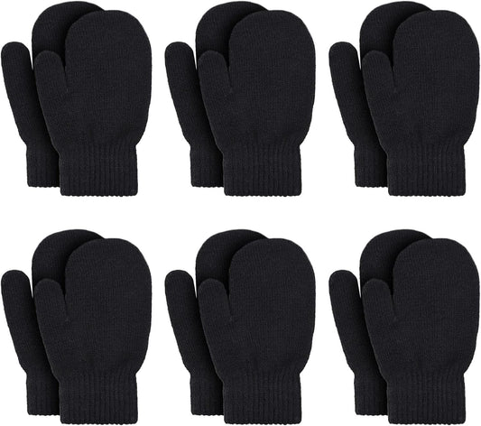 Baby Winter Mittens Toddler Stretch Knit Gloves Magic Warm Glove for Baby Boys Girls