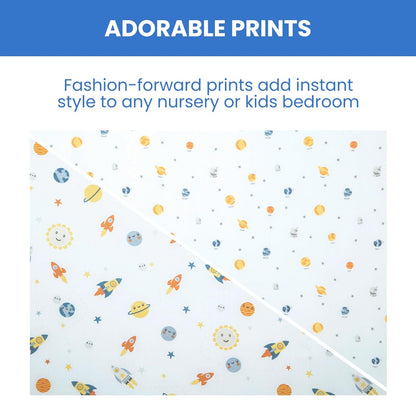 Delta Children Fitted Crib Sheets for Girls and Boys - Crib Sheet for Standard Crib and Toddler