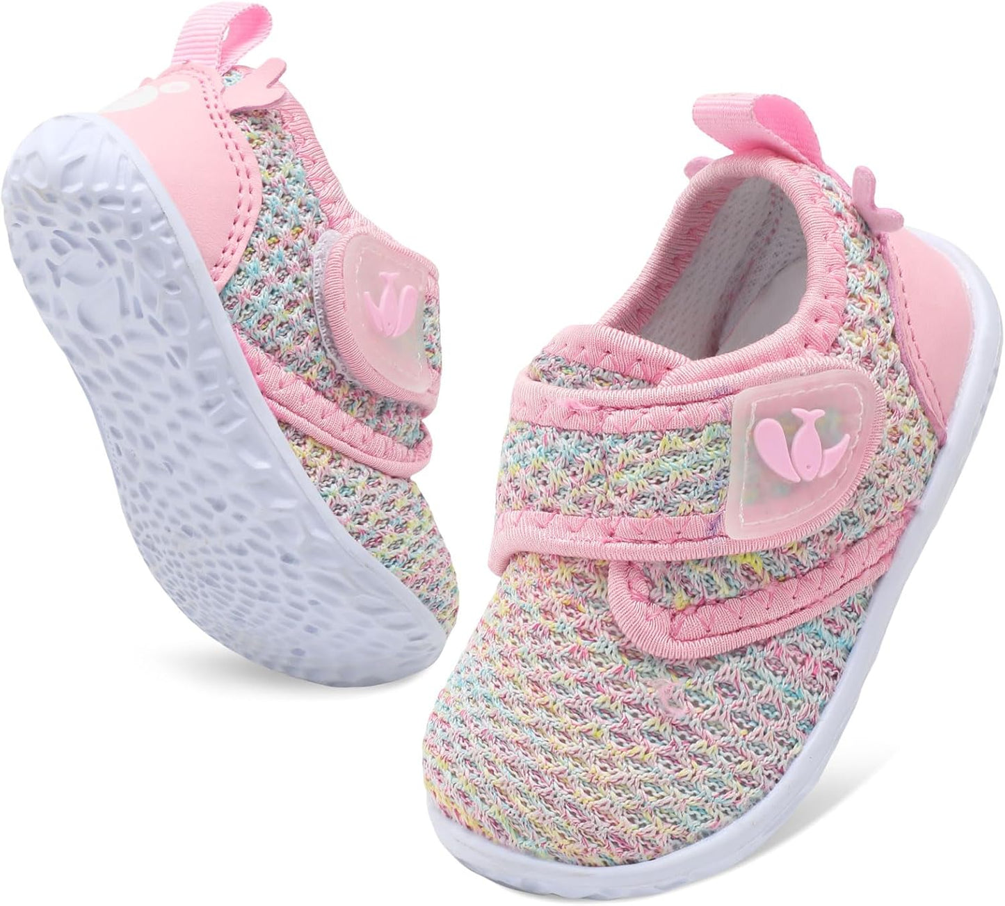 FEETCITY Baby Walking Shoes Barefoot Baby Shoes Infant Sneakers Newborn Crib Shoe Lightweight Flexible Slip On Shoe