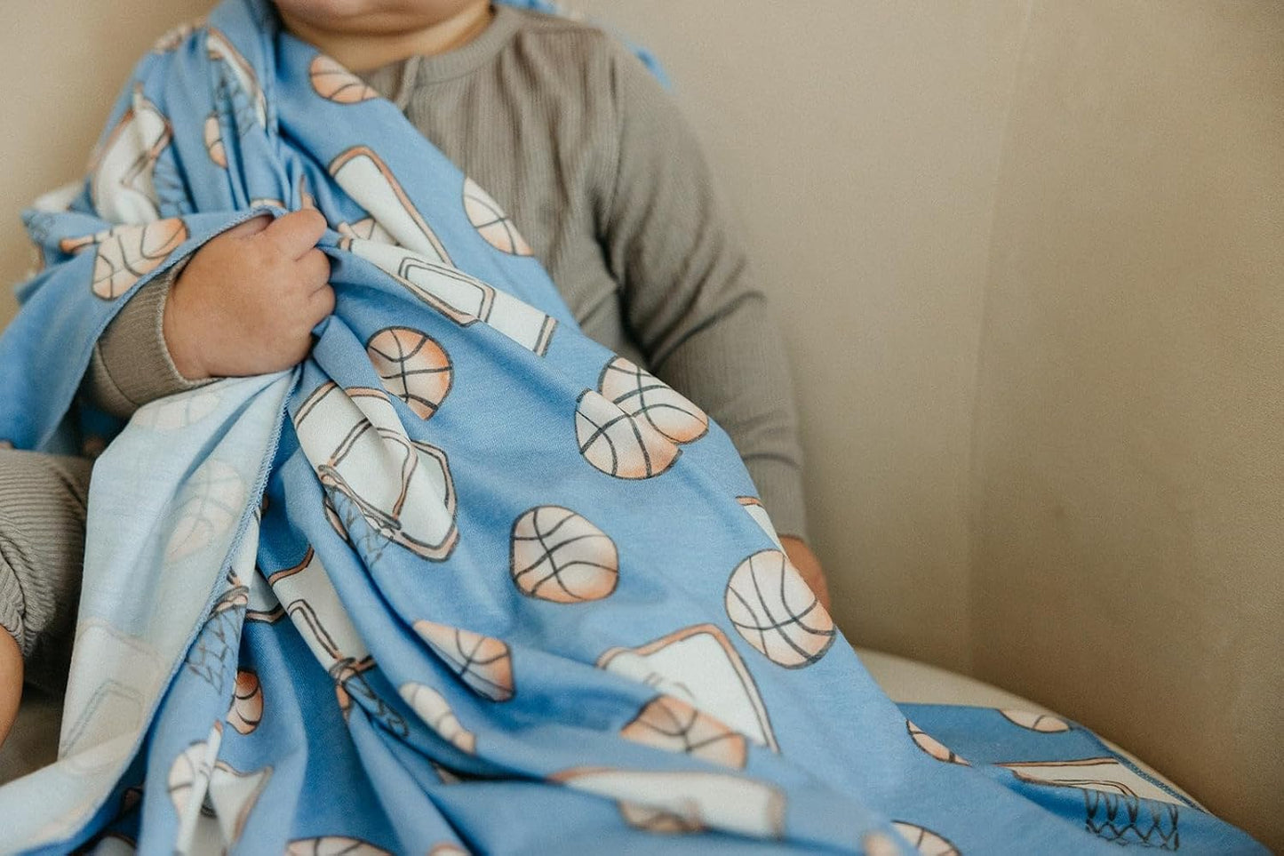 Copper Pearl Baby Swaddle Blanket - Premium Knit Baby Blanket, Large Soft Stretchy Receiving