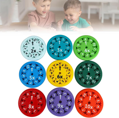 Math Fidget Spinner,Number Round Math Fidget Spinner for Children, Learn Multiplication & Division (9)