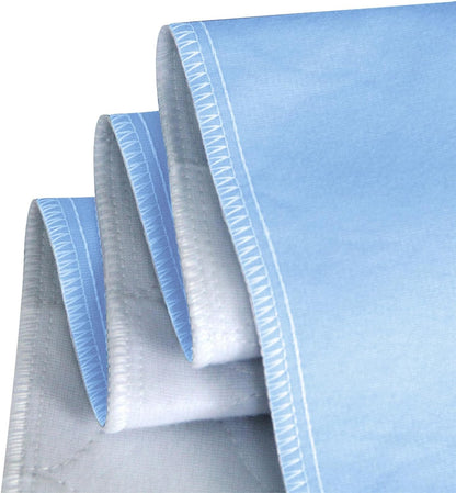 Bamuho Bed Pads for Incontinence Washable Extra Large 2 Pack 44" x 52", Waterproof Adult Large Bed