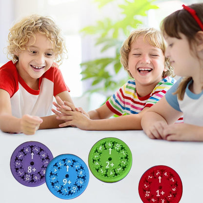 Math Fidget Spinners,Educational Math Fact Fidget Spinners - Learn Division & Multiplication - Perfect for Stimmers & Fidgeters (Multiply Or Divide 9pcs)