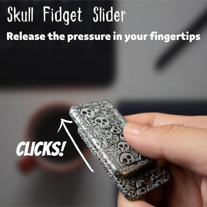 Fidget Slider Metal Fidget Toys for Adults Haptic Slider EDC Haptic Fidget Haptic Coin Stress Relief Birthday Gift for Men…