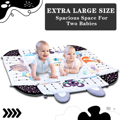 TFDER Baby Gym Play Mat, 8-in-1 Tummy Time Mat & Activity Gym, Washable Ball Pit, Infant Play Mat