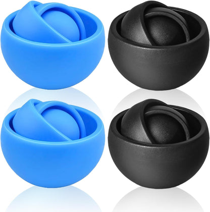 Fidget Toys Adults 4 PCs, Sensory Figette Spinner Anxiety Stress Relief Toys Quiet Fidgets Gyro for Autism ADHD Kids Gifts Cool Gadget Office Desk Toy Easter Basket Stuffers for Teen Boys…