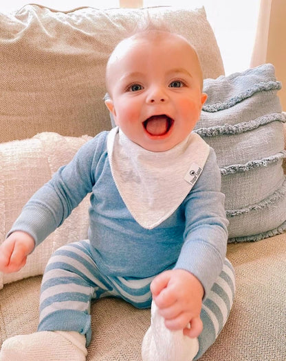 DiaperSquad's Baby Bibs for Drooling and Teething, Bibs for Boys, Baby Girl - Solid Cotton Baby Drool Bibs