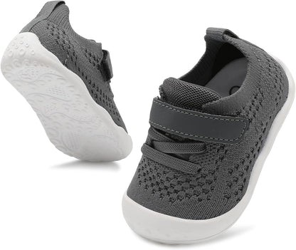 LeIsfIt Baby Shoes Girls Boys First Walking Shoes Infant Sneakers Crib Shoes Lightweight Non-Slip Shoes