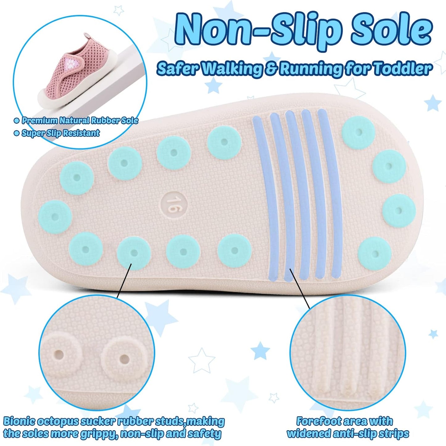 Charrost Toddler Baby Girl Boy First Walking Shoes Checkered Sneakers Sizes 3/4/5/6/7/8T. Soft, Cute,Flexible for First Walkers. Non-Slip, Slip On, Wide Toe Box Indoors Outdoors