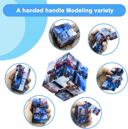 Infinitycube Fidget Toy Stress Relieving Fidgeting Game for Kids and Adults,Cute Pocket-sized