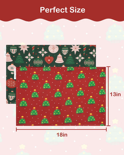 ALVABABY Toddler Pillowcases Stretchy Soft Kids Pillow Cover 2 Pack Fit 13"x 18" or 12"x16" Envelope for Girl Boy Sleepy Travel Christmas 2TPE37A
