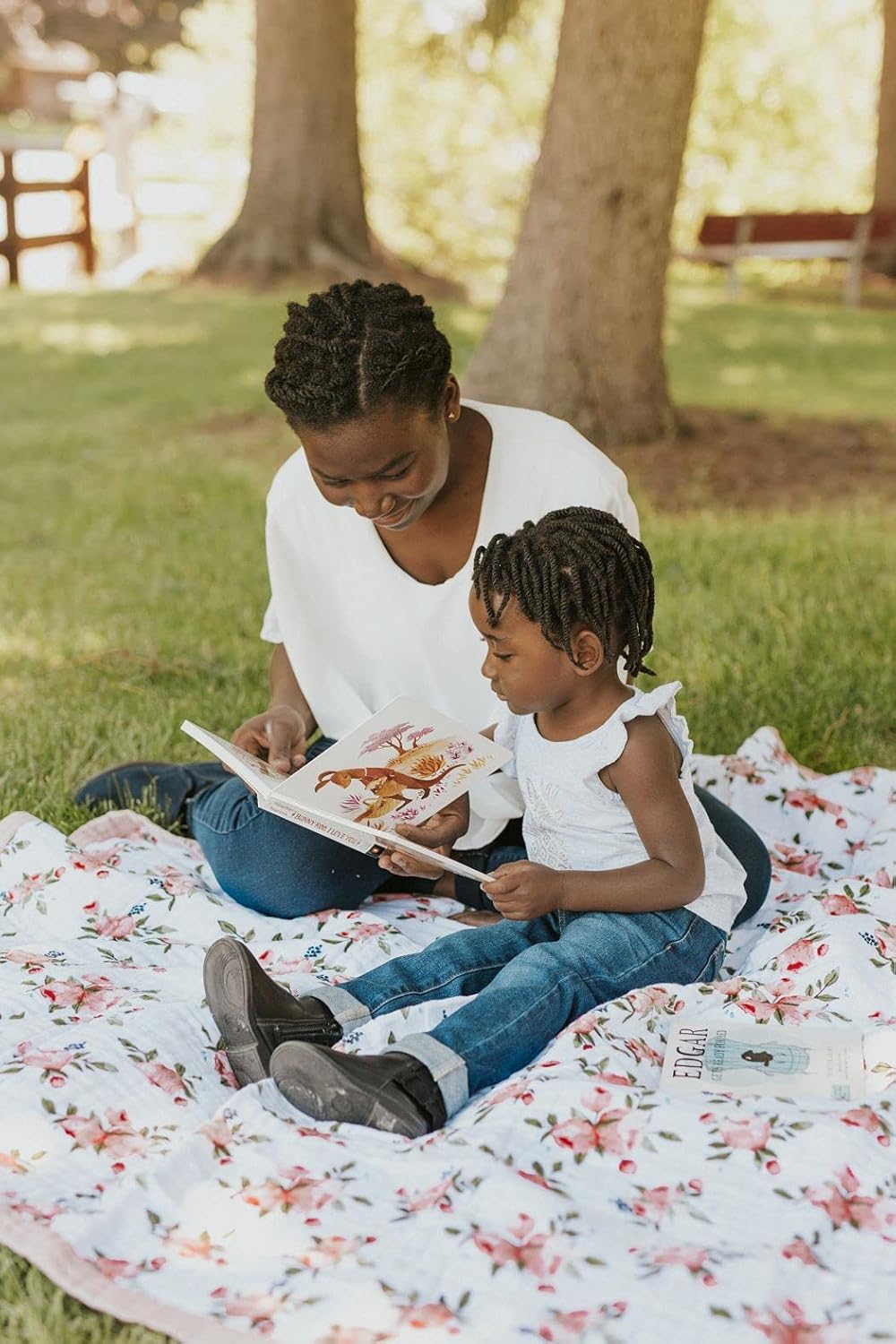 Little Unicorn Premium Quilted Throw | Super Soft, Multi-Layered Muslin XL Blanket| Great for Kids