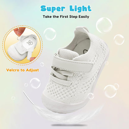 LeIsfIt Baby Shoes Girls Boys First Walking Shoes Infant Sneakers Crib Shoes Lightweight Non-Slip Shoes