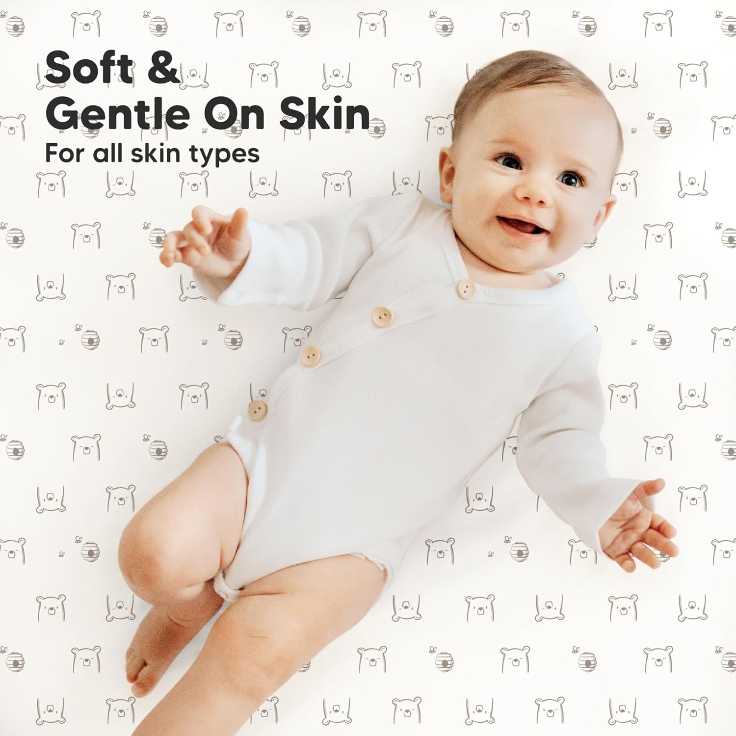 2-Pack Mini Crib Sheets Fitted - 38x26 Pack N Play Sheets for Pack and Play Mattress, Organic