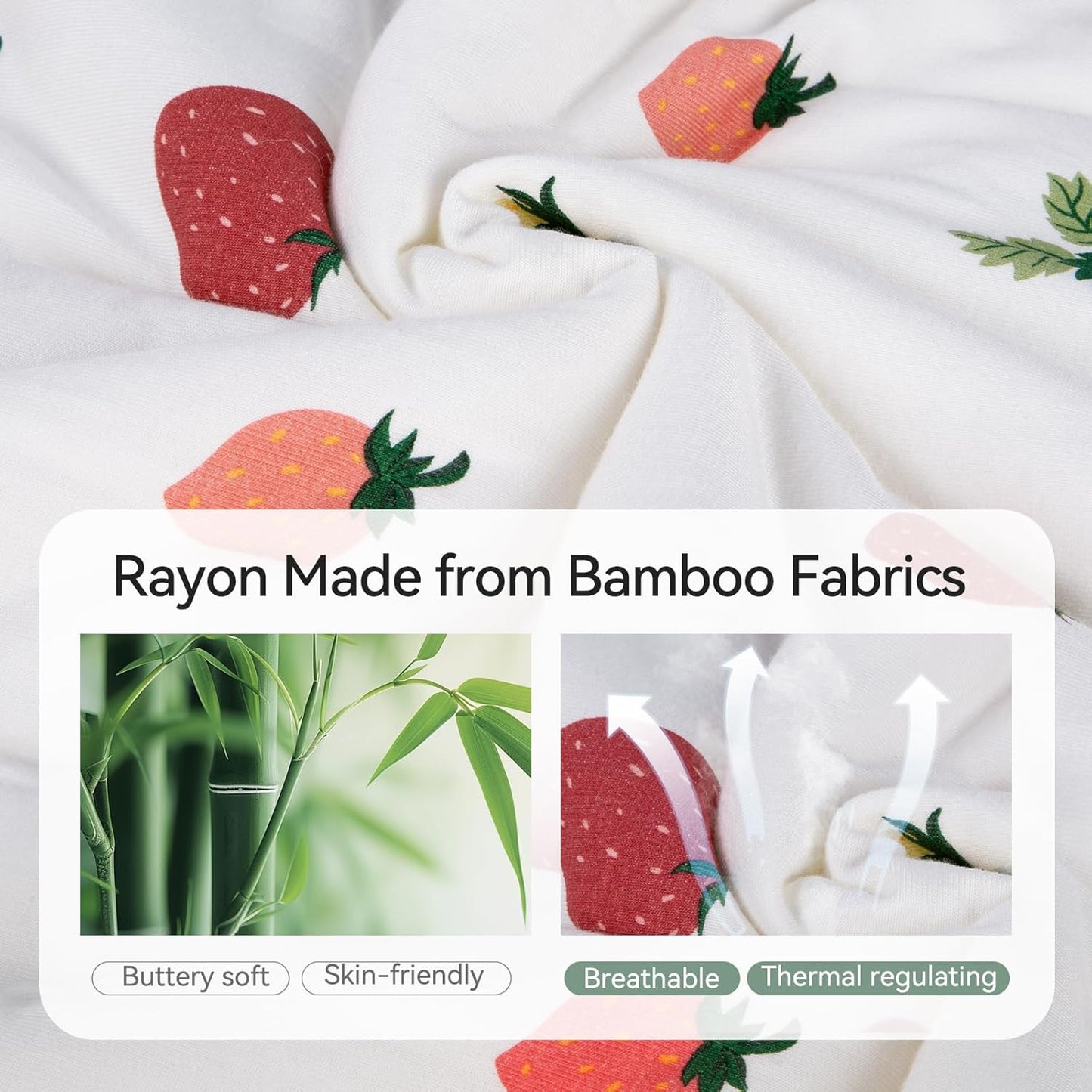 BubblePanda Rayon Made From Bamboo Baby Pajamas Baby Clothes for Boys Girls Unisex Zip-Front Non-Slip Onesie Sleeper